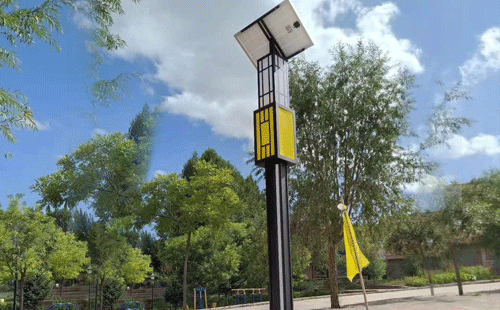 贺兰智慧路灯安装